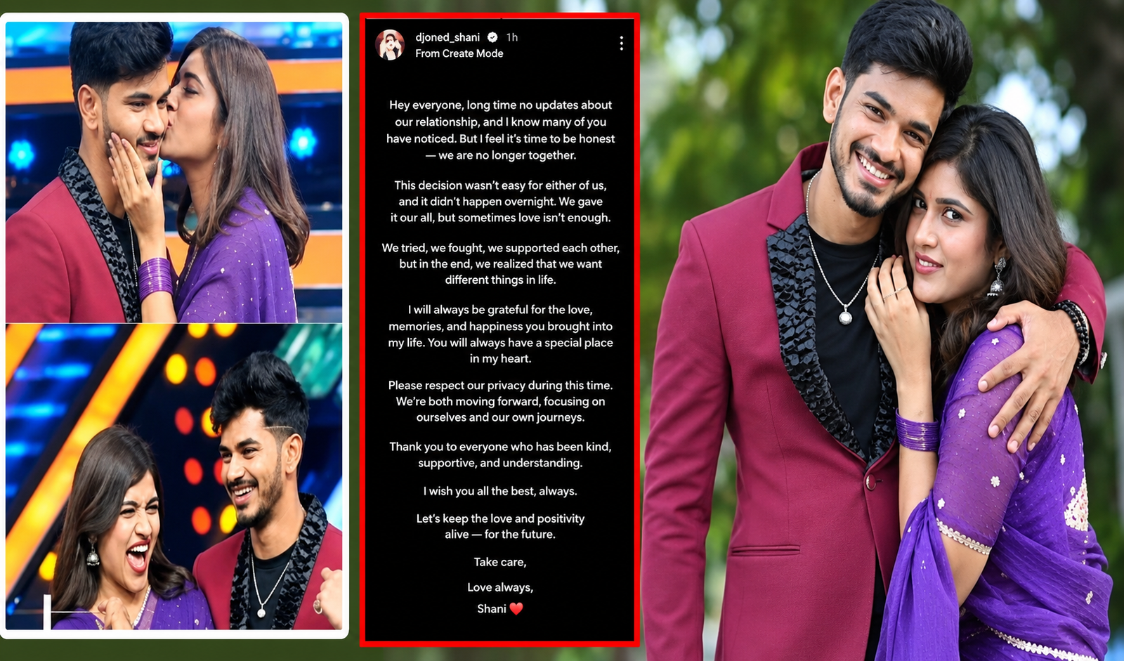 Rithu Chowdary and Demon Pawan Rivan pair photos and Instagram post