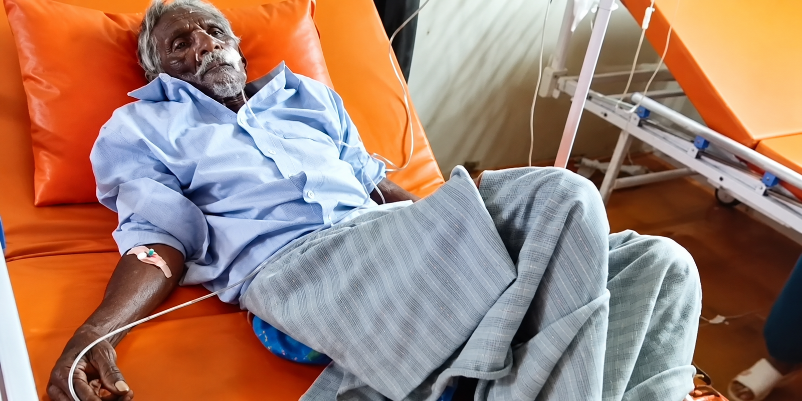 Sircilla old man wakes up during funeral journey
