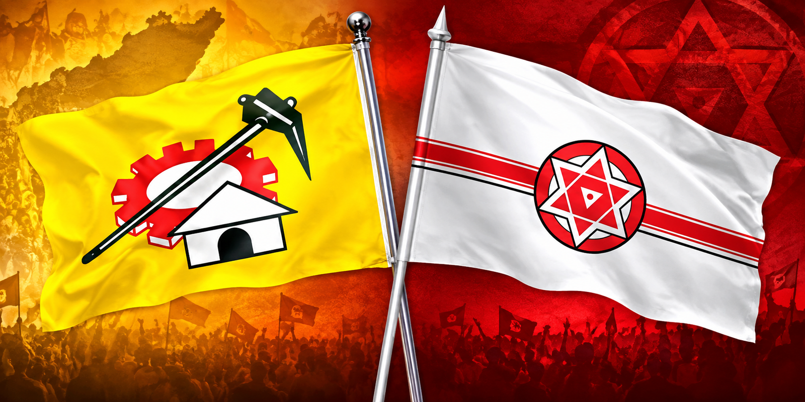 Pawan Kalyan and TDP leaders during alliance discussions
