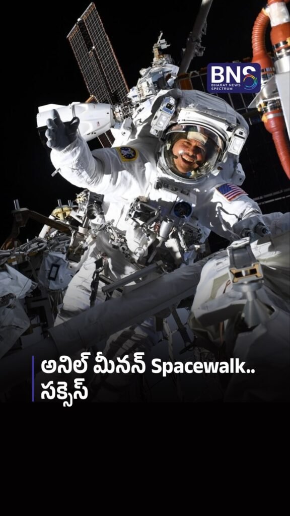 అనిల్ మీనన్ Spacewalk సక్సెస్
