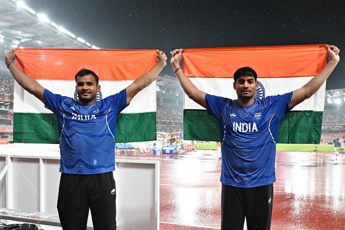 Asian Games Javelin medal winners Yashveer Singh and Rohit Yadav