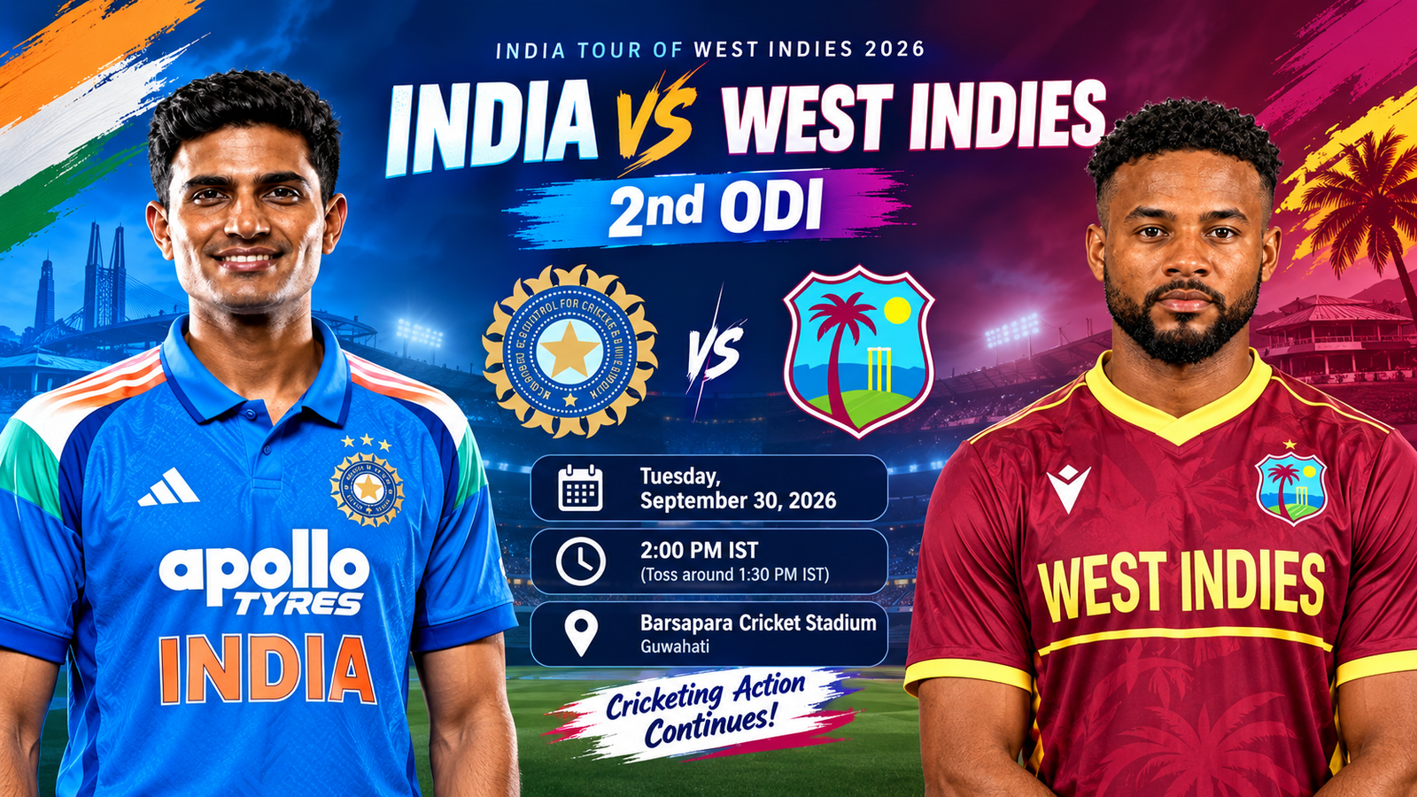 Mohammed Siraj likely to return for IND vs WI 2nd ODI