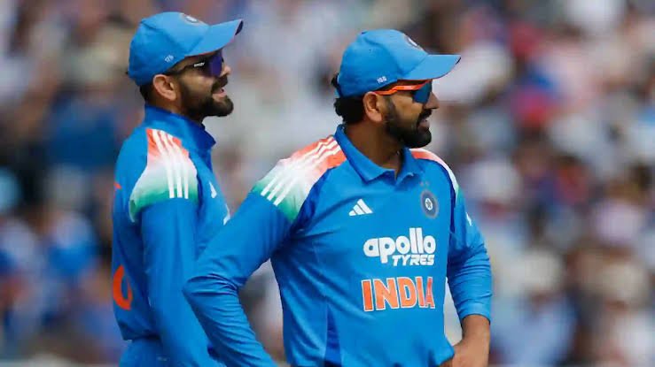 ND WI 1st ODI - Virat Kohli, Rohit Sharma and Ravindra Jadeja