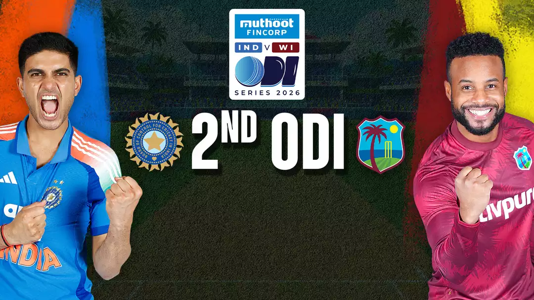 Shubman Gill at India West Indies second ODI toss