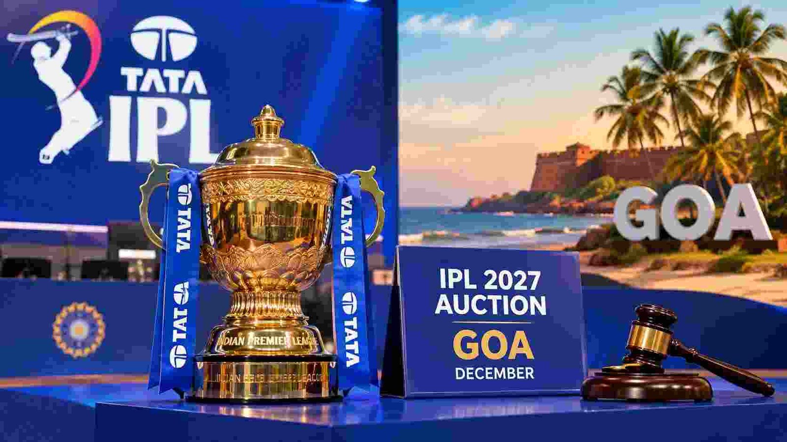 IPL 2027 mini auction venue Goa announced by BCCI