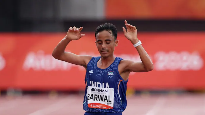 Sawan Barwal wins silver in Asian Games marathon