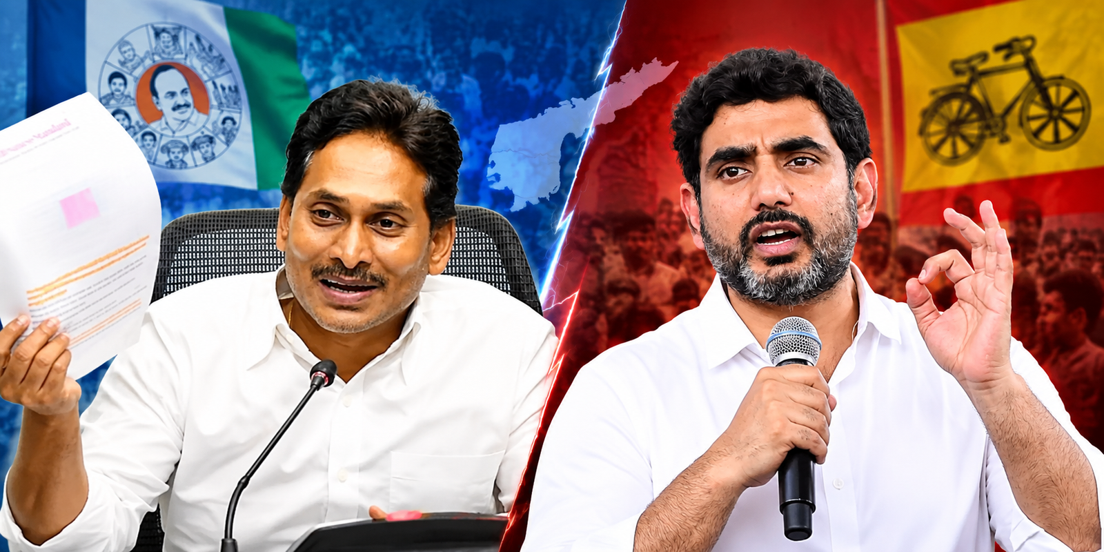 AP Mega DSC controversy involving Nara Lokesh and YSRCP