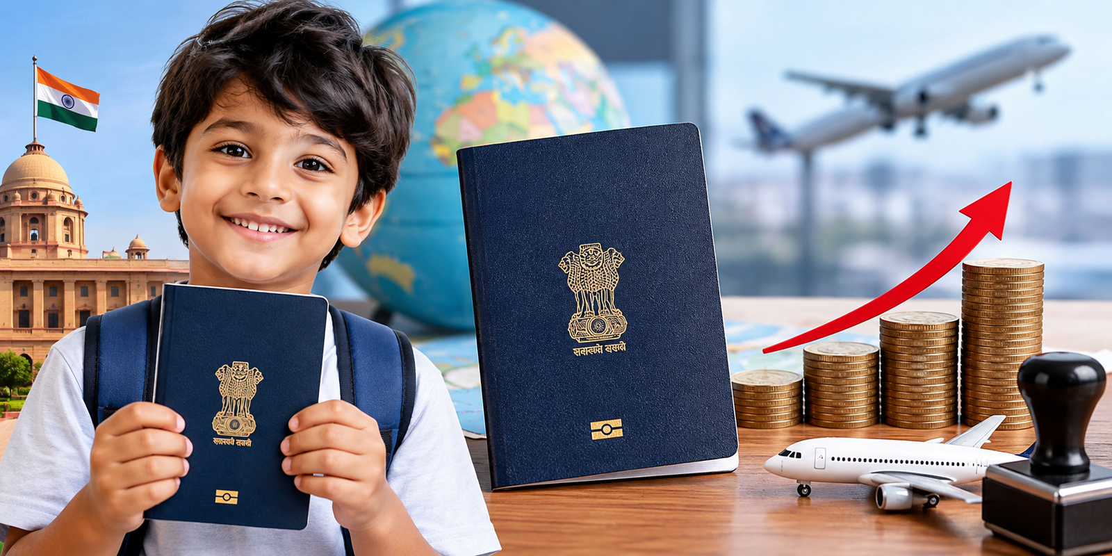 New minor passport rules and revised passport fees in India