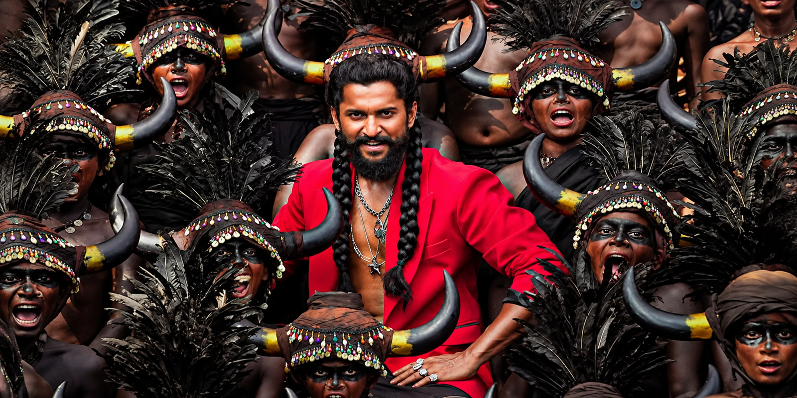 Nani The Paradise movie poster and special premiere announcement