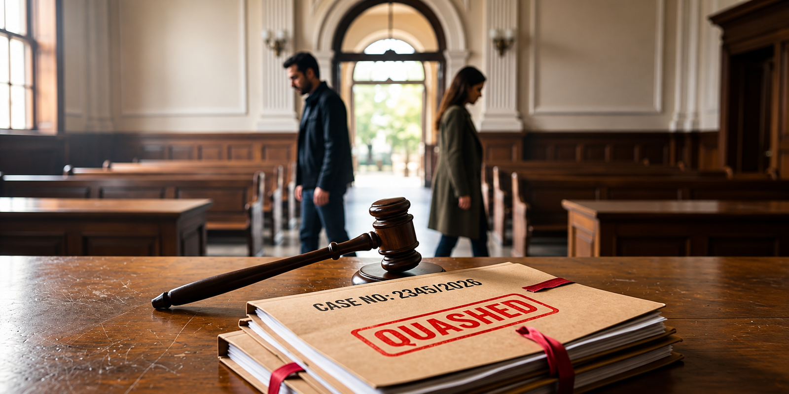 Gujarat High Court building during a legal case hearing