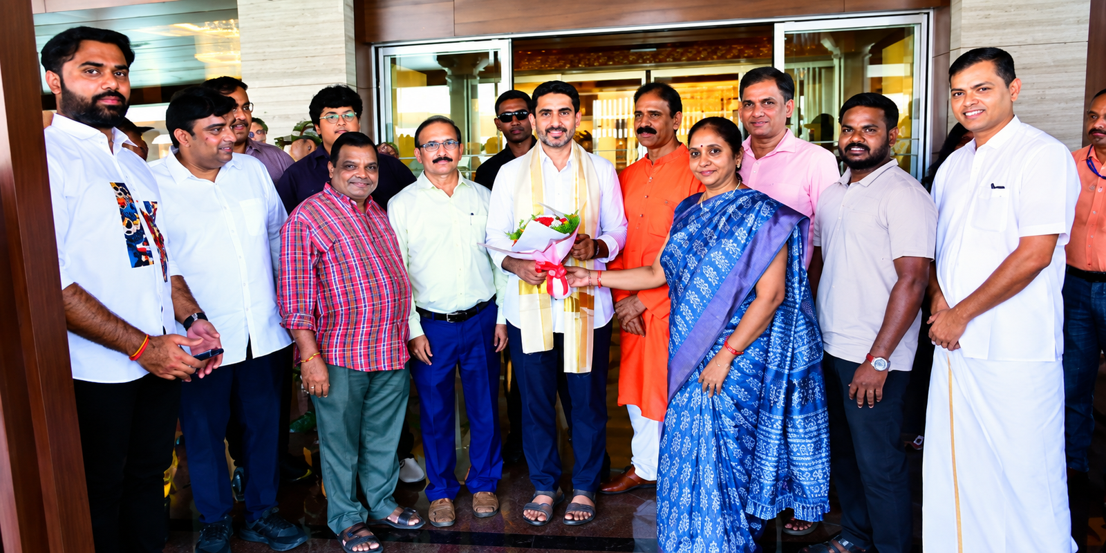 Nara Lokesh arrives in Kochi for South India Summit