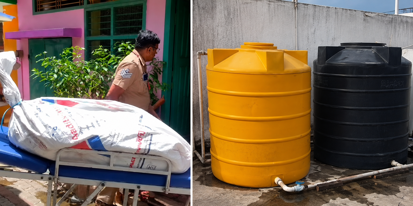 Police investigate woman body parts found in Salem water tanks.