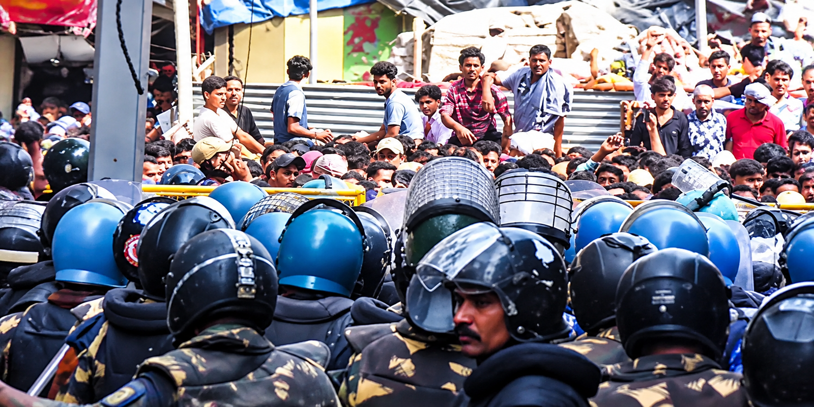 Ujjain Shahi Masjid amid protests and heavy police security