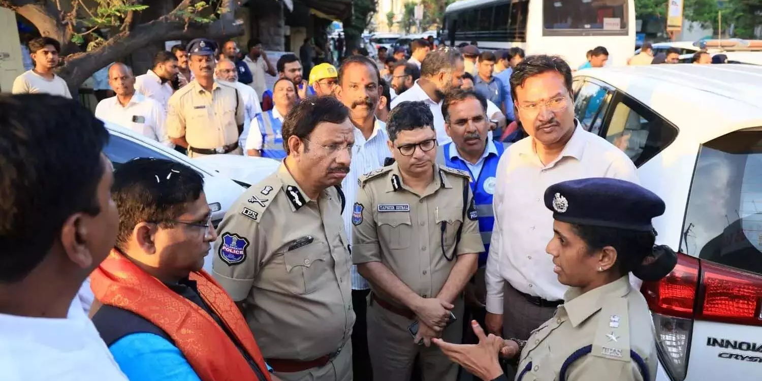 Hyderabad Ganesh immersion route inspected by senior police officials
