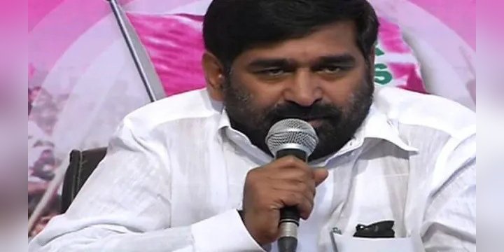 Jagdish Reddy speaking at Telangana Bhavan media conference