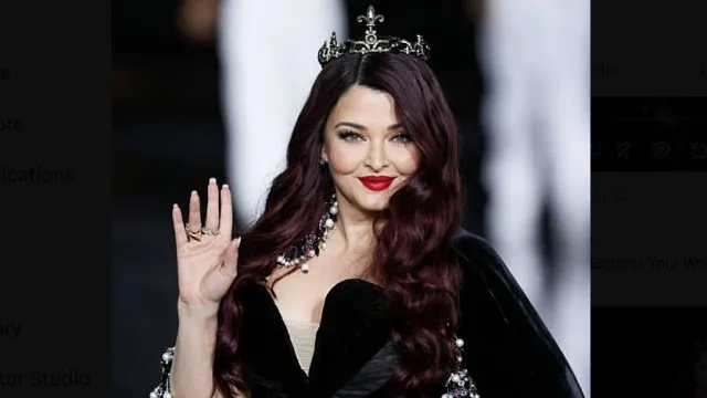 Aishwarya Rai walks the ramp at Paris Fashion Week