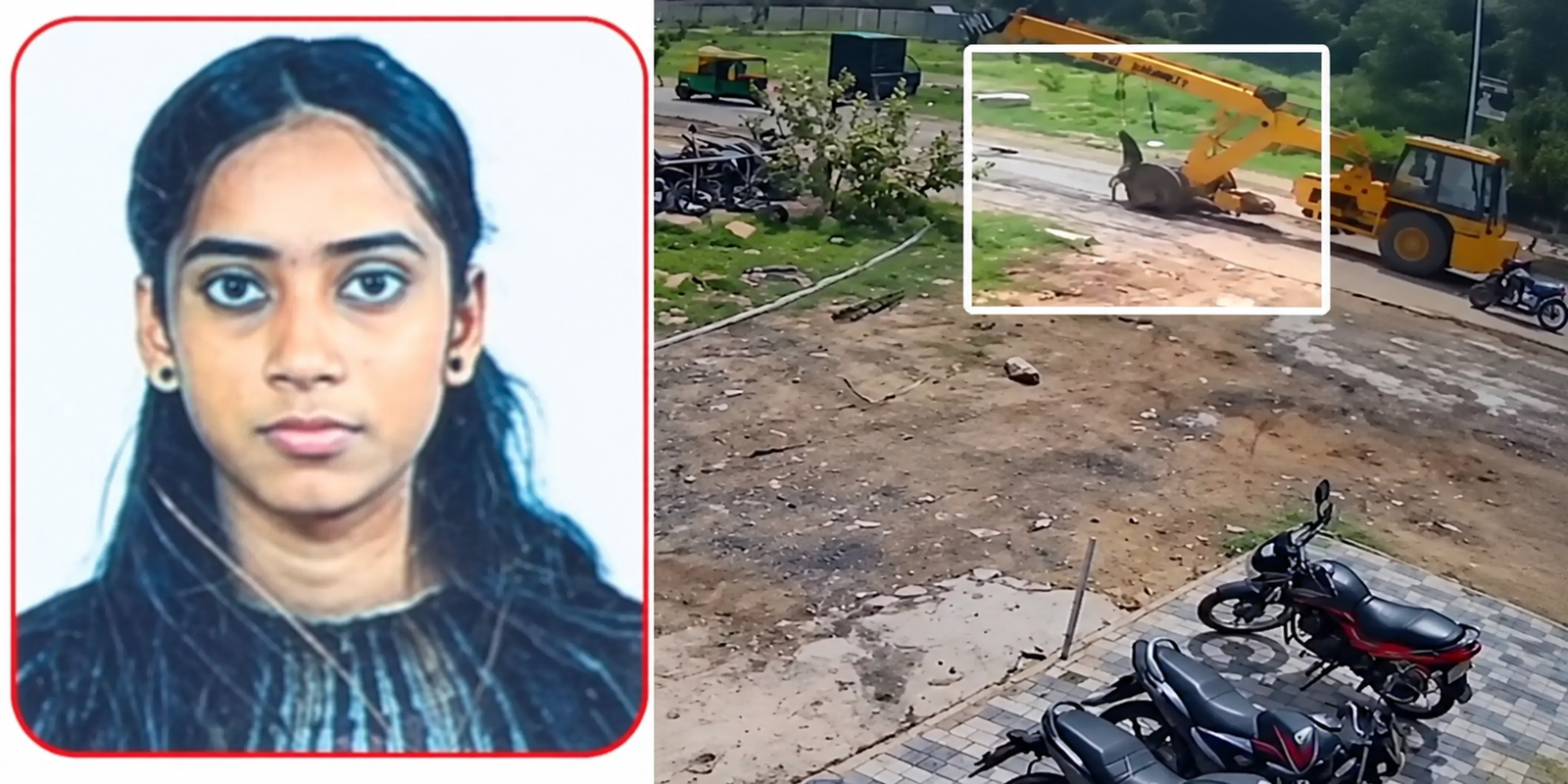 Prerna Ninama died in a crane accident near Silver Oak College.