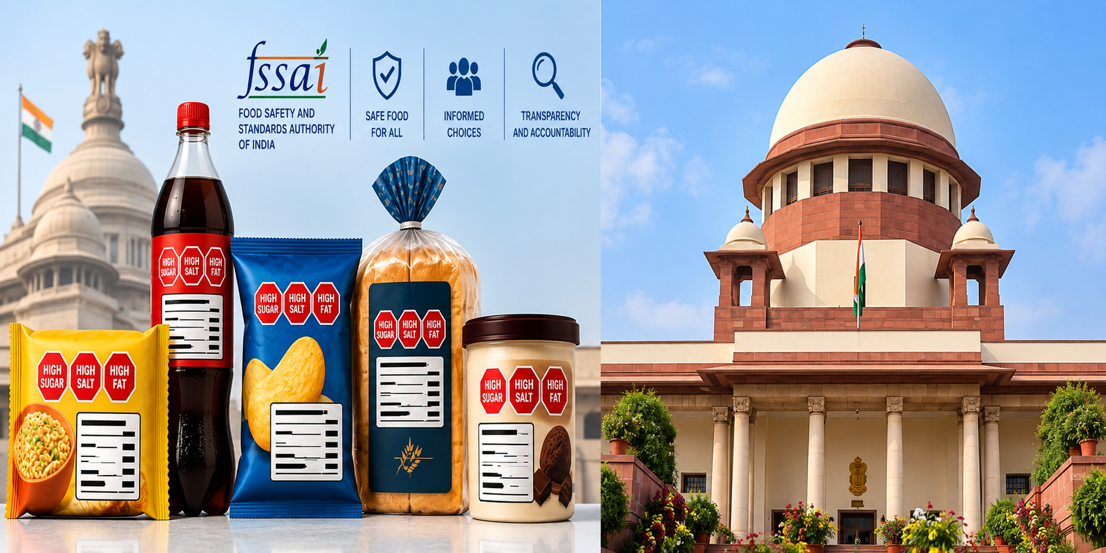 Supreme Court FoPL rules and packaged food nutrition labels