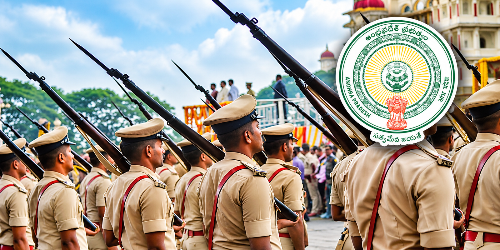 AP police job aspirants attending free coaching classes