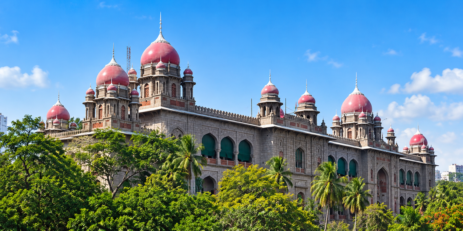 Telangana High Court building related to TGRTC union election case