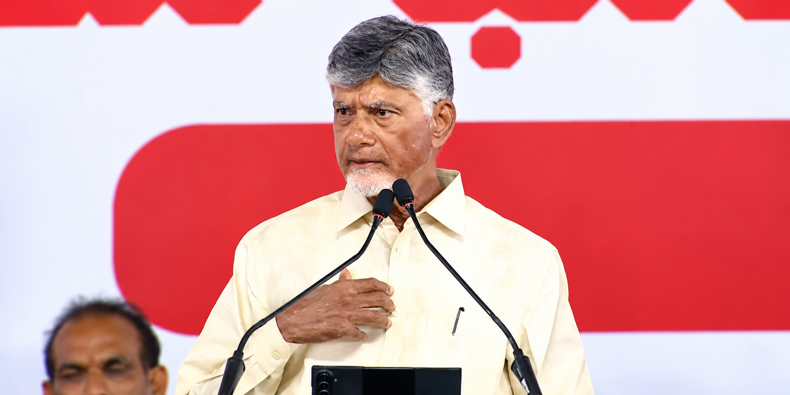 Chandrababu Naidu attending Mission Karmayogi regional workshop in Vijayawada