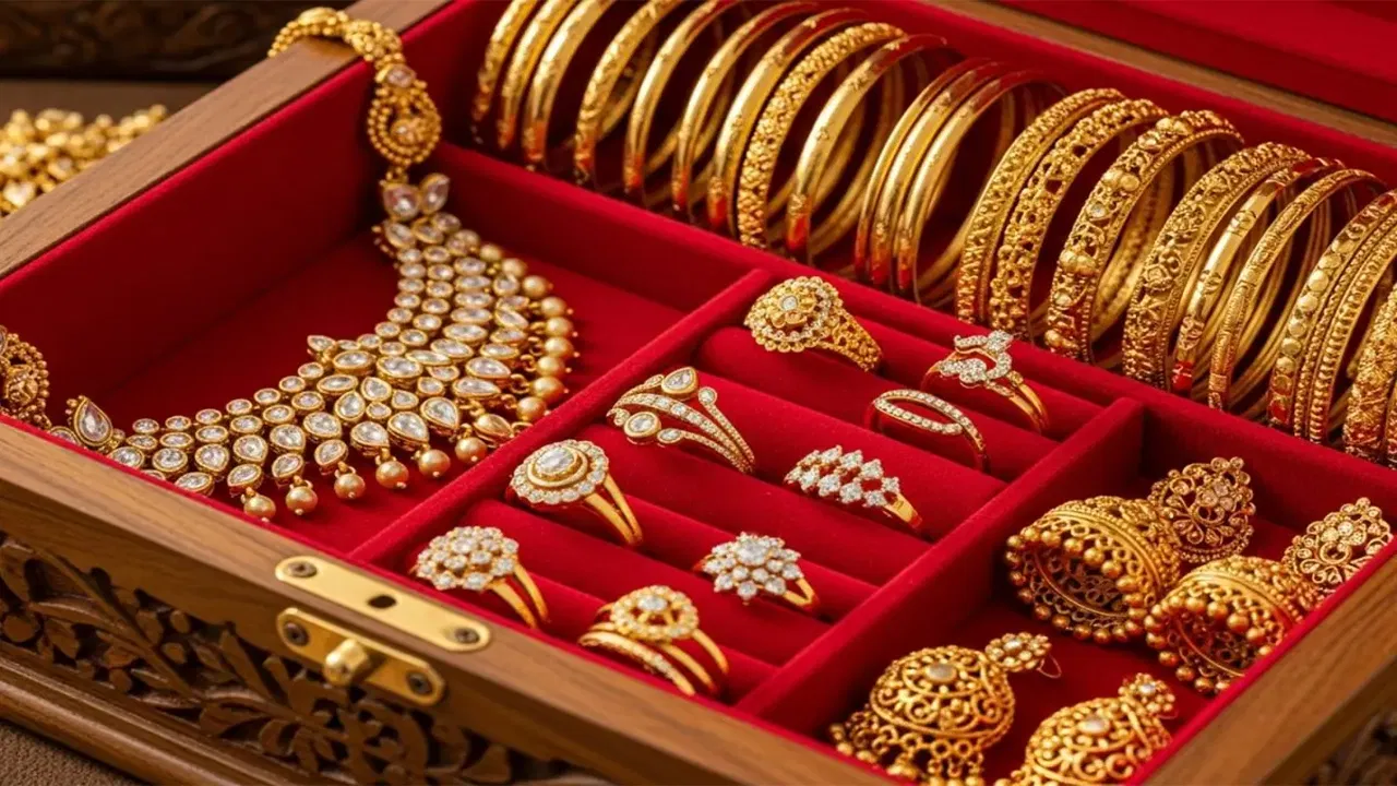 Gold and silver prices today in Hyderabad and major Indian cities.