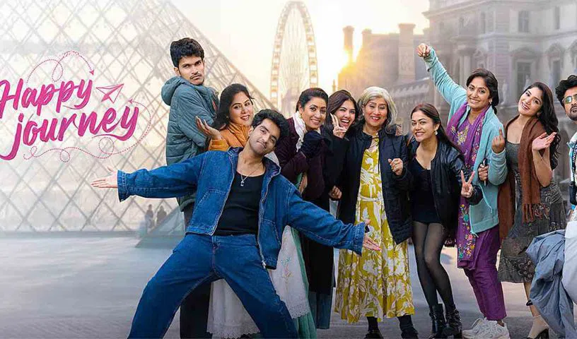Seven women on a France trip in Happy Journey movie