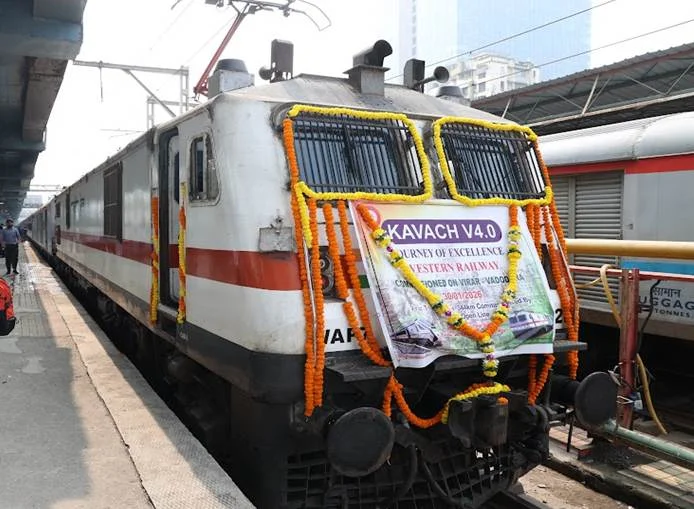 Kavach 4.0 railway safety system in Indian Railways
