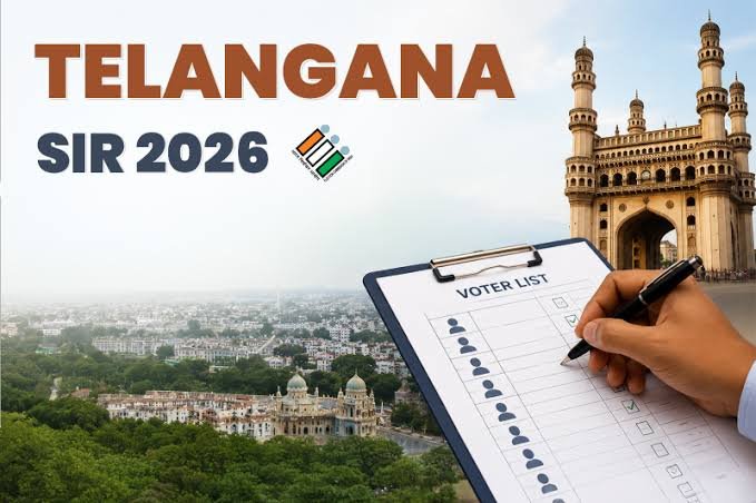 Telangana SIR process electoral roll revision officials at work