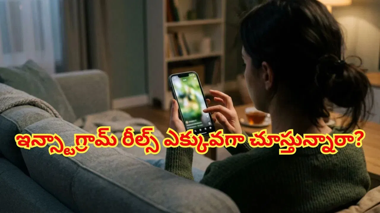 Person watching Instagram Reels on smartphone for long hours