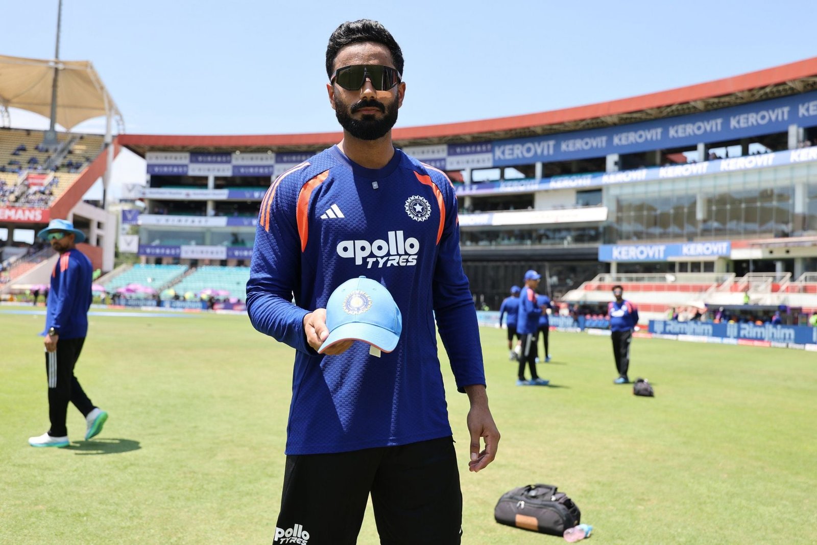 Naman Dhir leaves field after ankle injury in Guwahati ODI