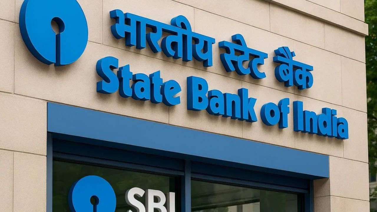 SBI ATM showing free transaction charges for customers