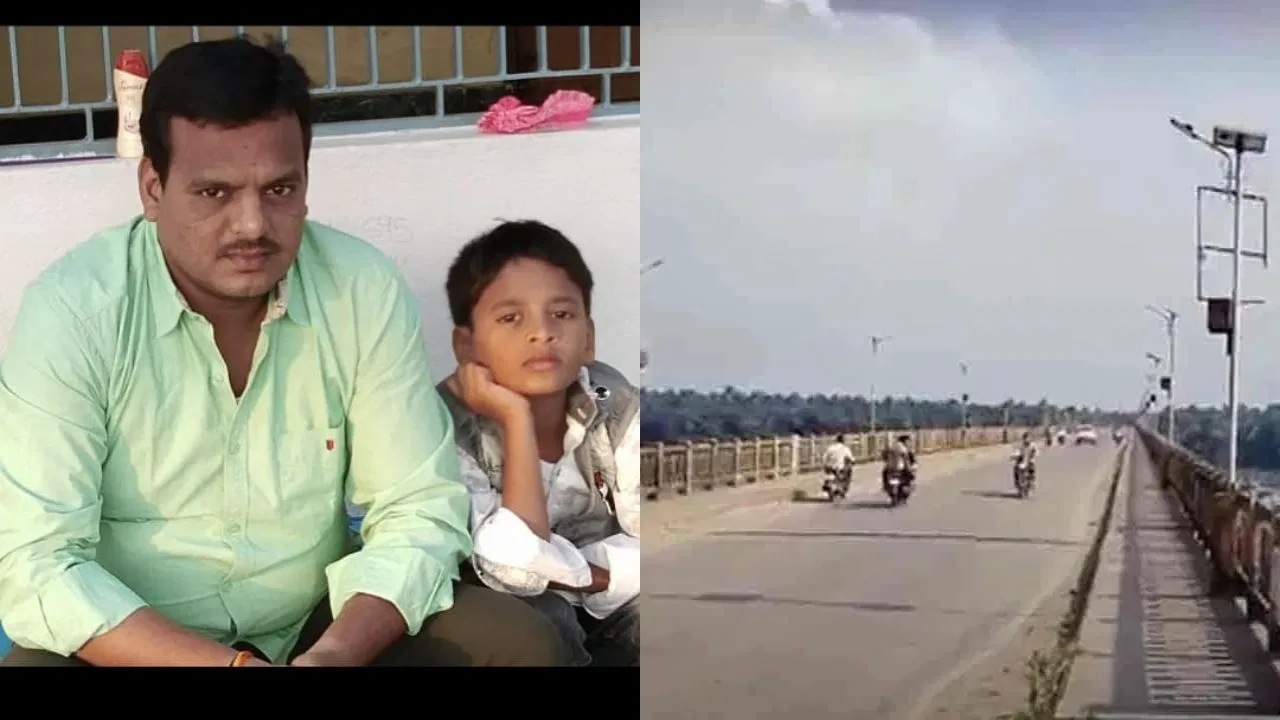 Chinchinada Bridge over the Godavari River in West Godavari