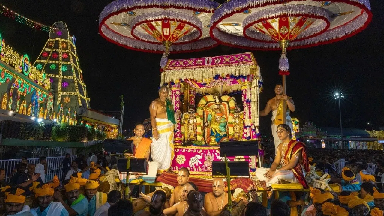 Tirumala Srivari Navaratri Brahmotsavam Vahana Seva schedule