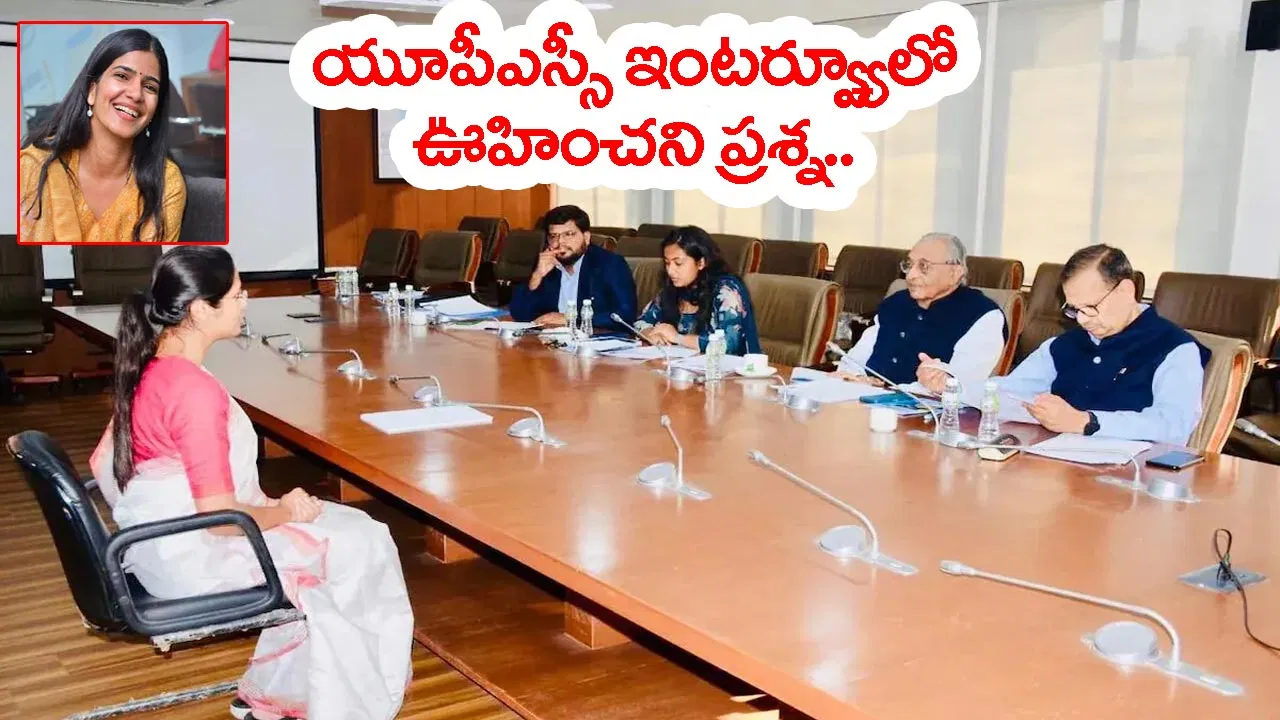 Garima Mundra during a UPSC mock interview session