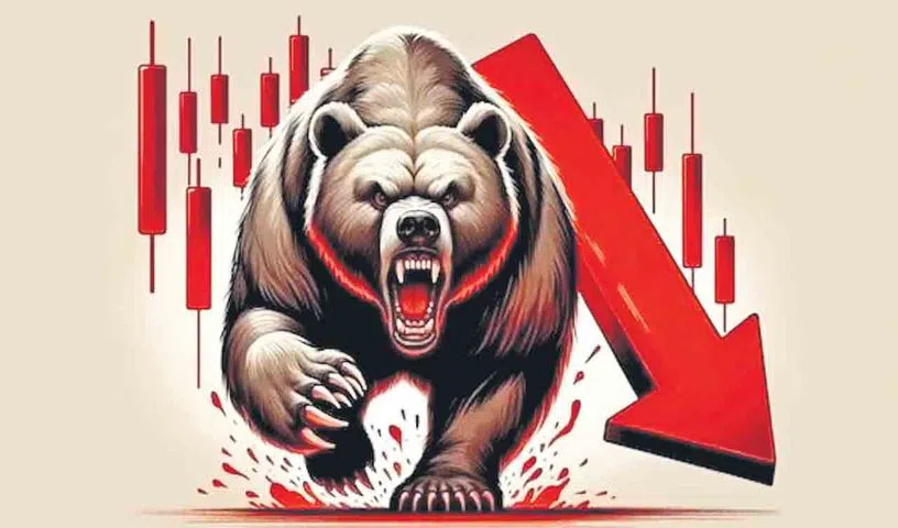 Sensex and Nifty decline as crude oil prices rise in India.