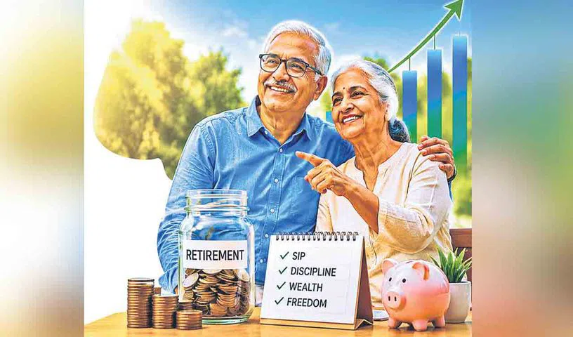 Retirement planning with savings, EPF, pension and SIP options