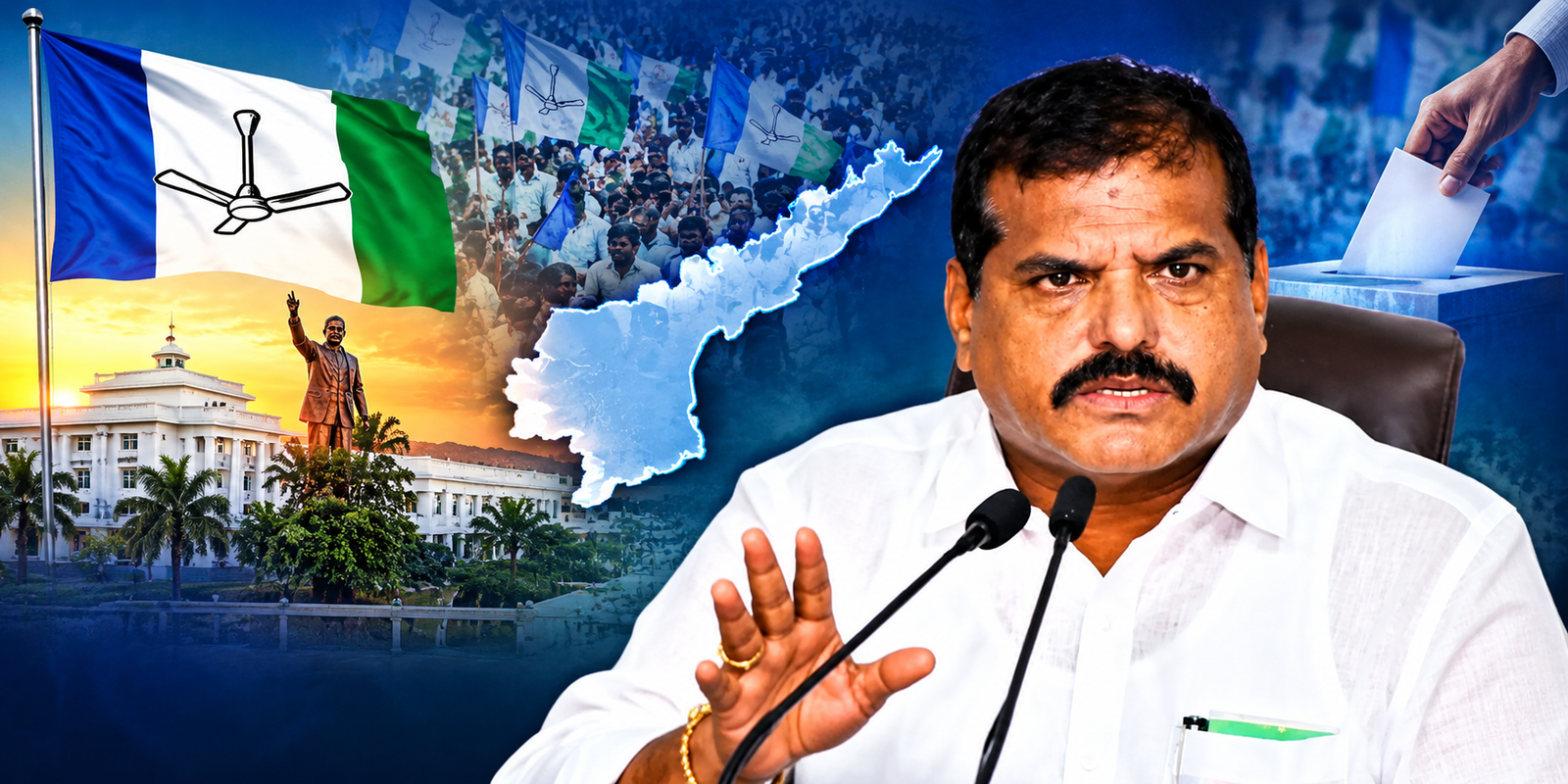 Botsa Satyanarayana faces key political test in AP local elections.