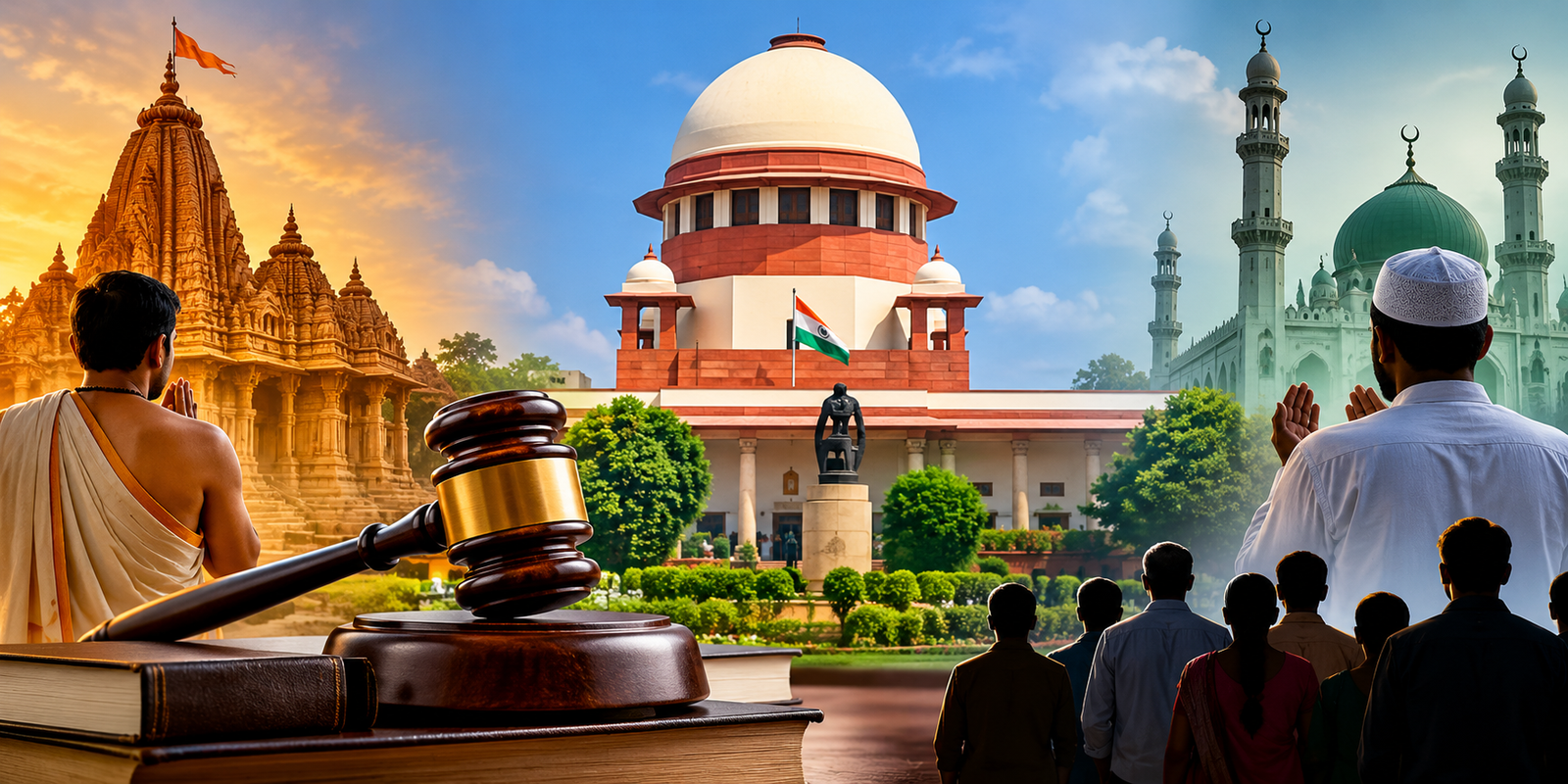 Supreme Court of India building related to a reservation ruling.