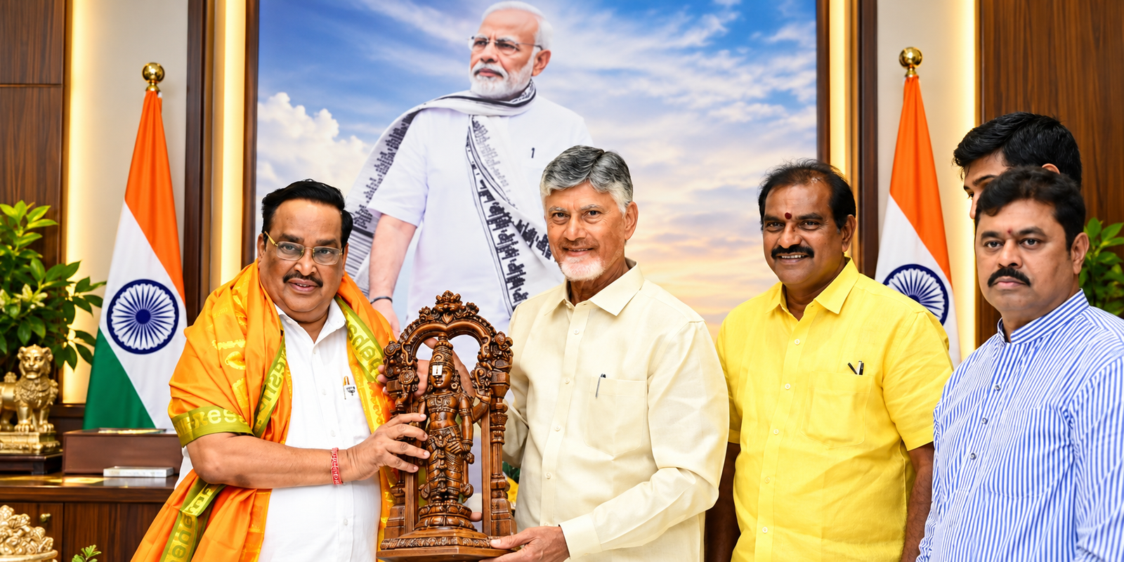 Chandrababu meeting Union Minister CR Patil in Delhi