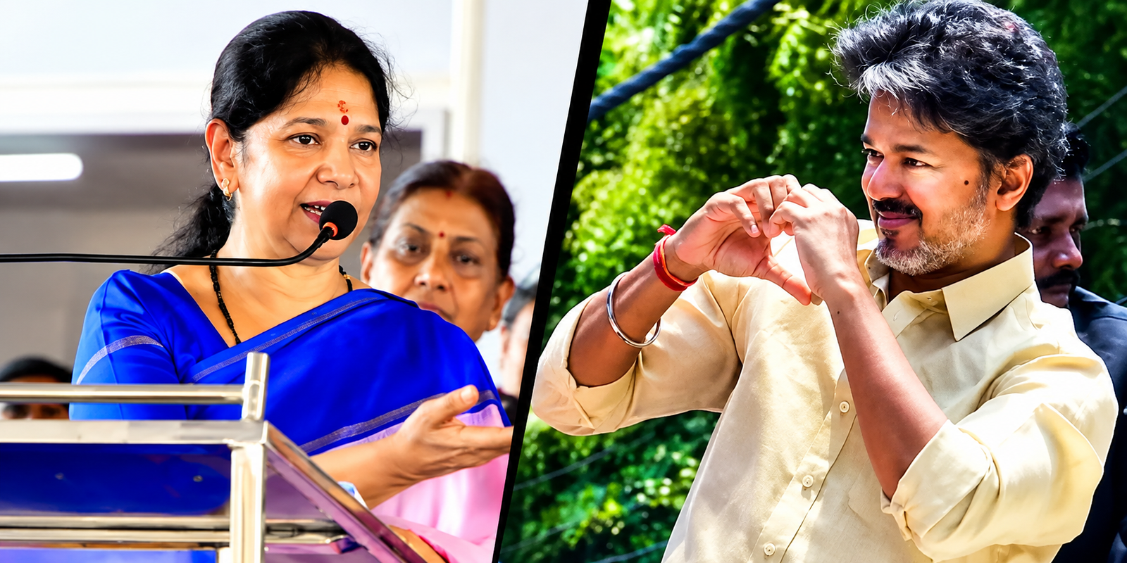 Kanimozhi speaking about Vijay’s new Secretariat project