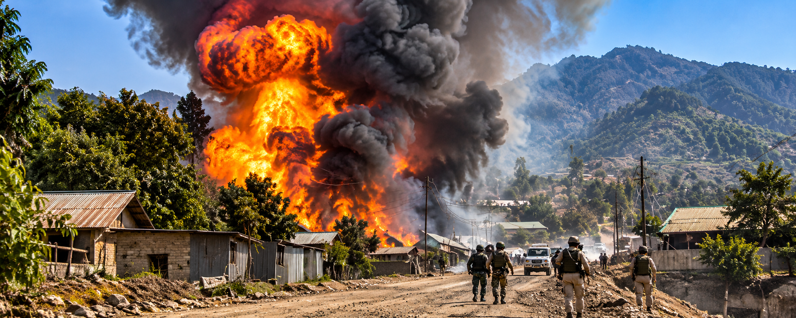 Security concerns rise after fresh violence in Manipur.