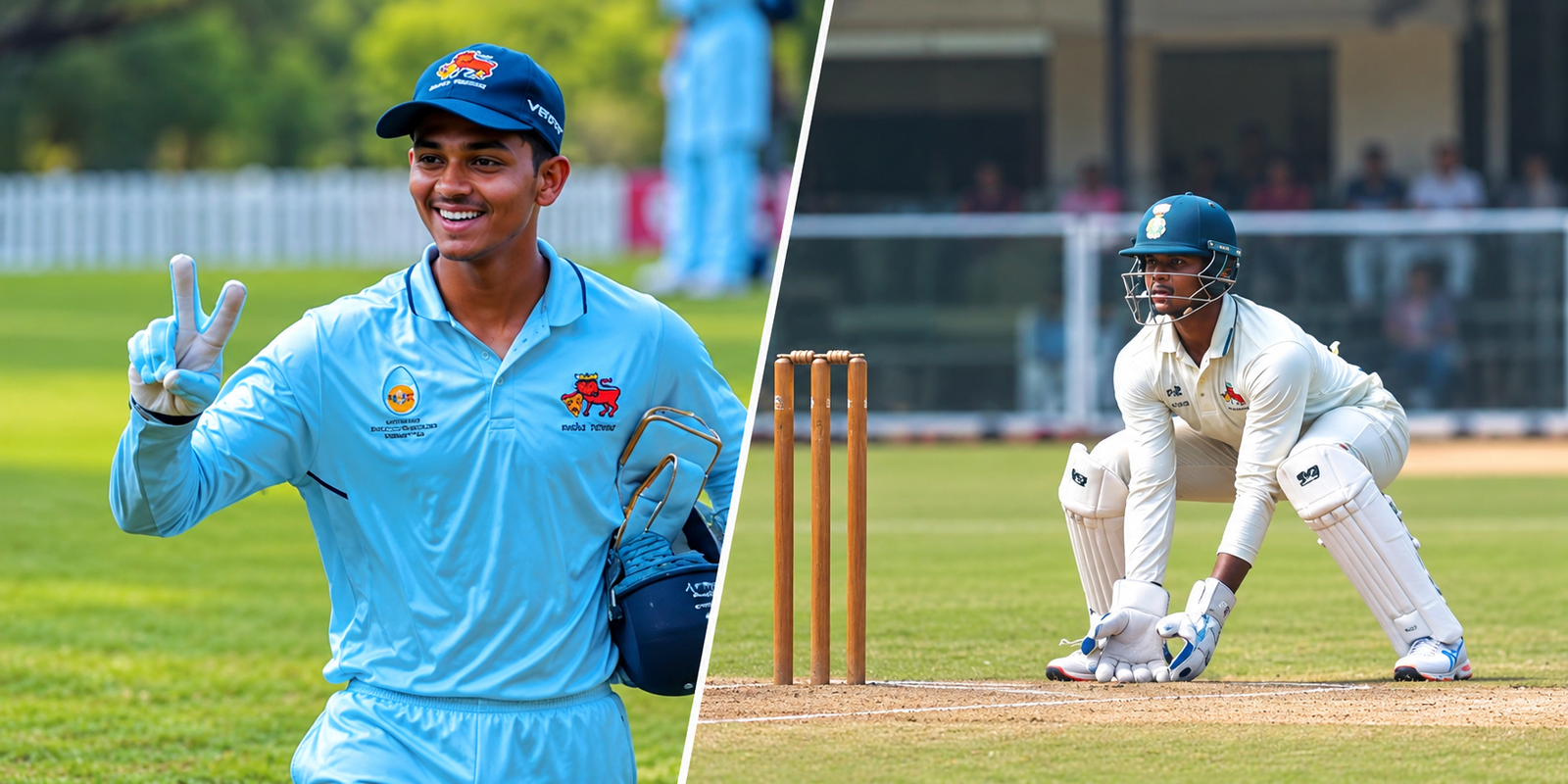 Yashasvi Jaiswal practising wicketkeeping ahead of the Ranji Trophy season.