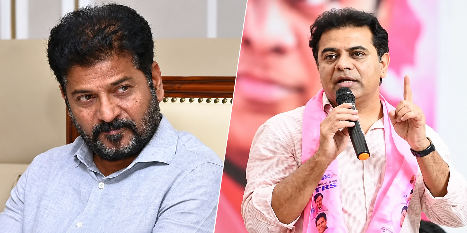 KTR speaking about Revanth Reddy and Telangana political issues