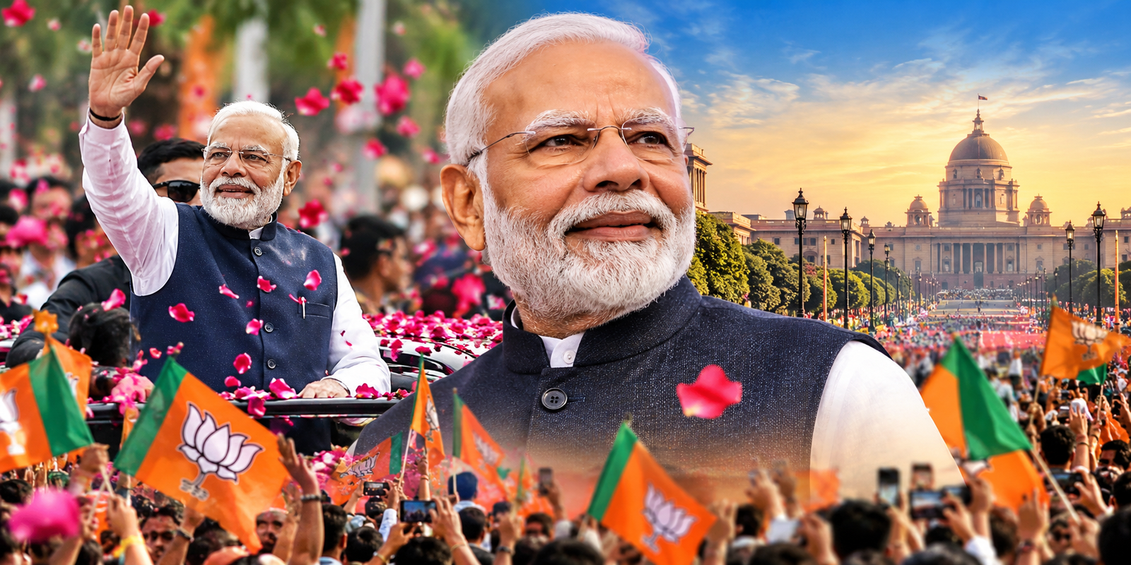 PM Modi addressing people at Viksit Bharat Sankalp Sabha
