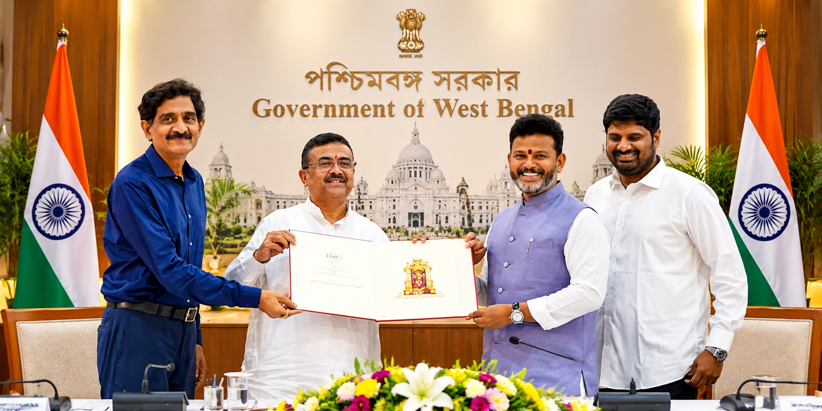 Ram Mohan Naidu invites Suvendu Adhikari to Vijayawada Utsav