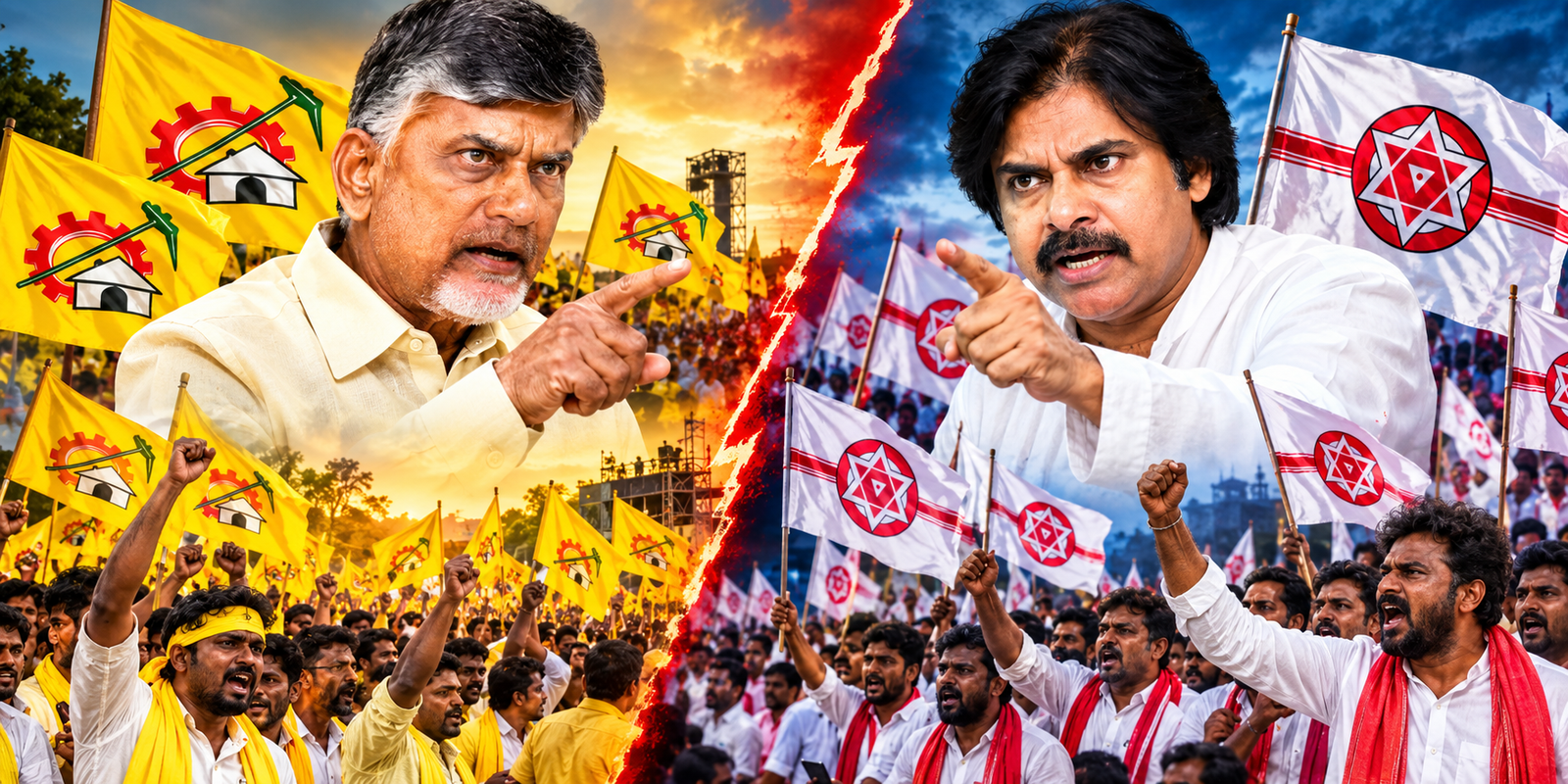 TDP and Jana Sena political dispute over Andhra Pradesh local body reservations