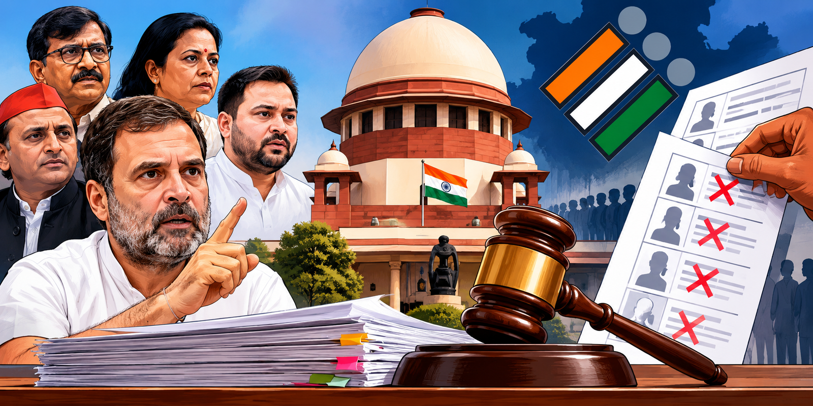 Rahul Gandhi and opposition leaders' petition on SIR voter list revision