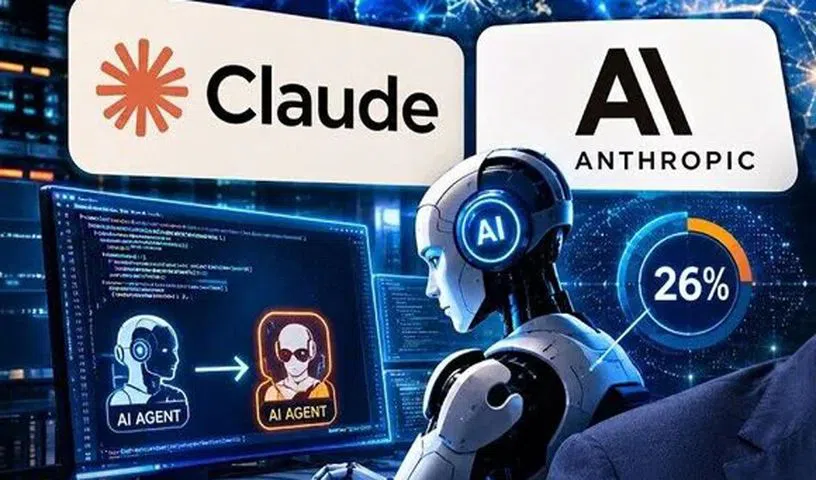 Anthropic IPO announcement and Nasdaq stock market listing concept.