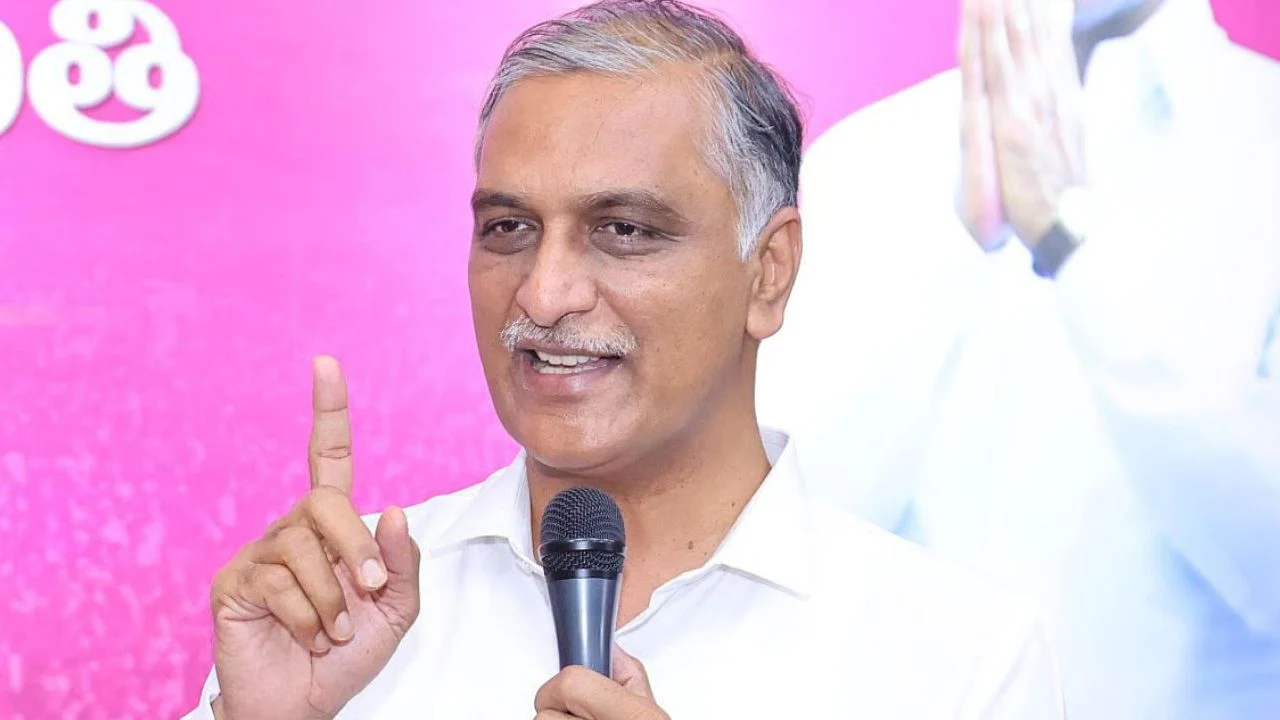 Harish Rao speaks about rising essential commodity prices in Telangana.